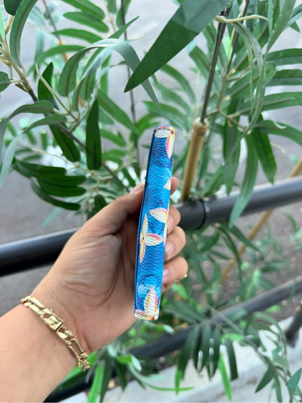 Louis Vuitton - Pocket Organizer - Blue Floral - Brand New